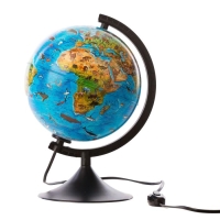 Глoбус зоогеографический (детский) "Классик", диаметр 210 мм, с подсветкой Глoбус зоогеографический (детский) "Классик", диаметр 210 мм, с подсветкой