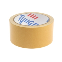 Лента двусторонняя ТУНДРА, клейкая, на тканевой основе, 160 мкм, 48 мм х 10 м Лента двусторонняя ТУНДРА, клейкая, на тканевой основе, 160 мкм, 48 мм х 10 м