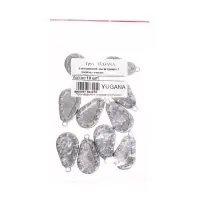 Груз YUGANA для карповой ловли гриппа 2 полная с ушком, 20 г