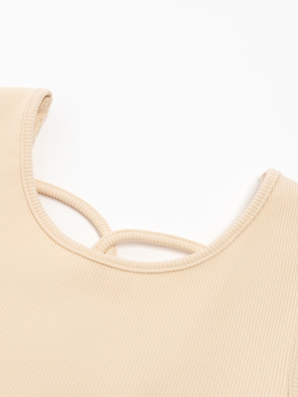 Топ женский MINAKU: Casual Collection цвет ваниль, размер 40