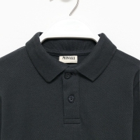 Джемпер (поло) детский MINAKU цвет графит, рост 104 Джемпер (поло) детский MINAKU цвет графит, рост 104