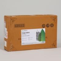 Подставка для цветов Greengo, 6 полок, 50 &times; 25 &times; 110 см, напольная, бамбук, чёрная