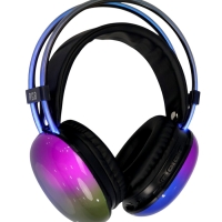 Наушники полноразмерные Mybit W-33, RGB подсветка, BT5.3, 800 мАч, Type-C, чёрные Наушники полноразмерные Mybit W-33, RGB подсветка, BT5.3, 800 мАч, Type-C, чёрные