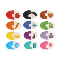 Large DUO puzzle, Mommy and baby, learning the colors