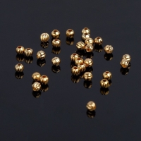 Кримп (зажимная бусина) СМ-378 (набор 30 шт.), 2,4 мм, цвет золото Кримп (зажимная бусина) СМ-378 (набор 30 шт.), 2,4 мм, цвет золото