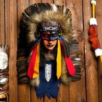 Панно "Индианка Блэндина" 40х15х60 см, МИКС