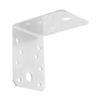 Уголок крепёжный 70х70х55х2 мм, цинк , в упаковке 40 шт