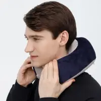 Дорожная подушка-массажер inRelax, синяя