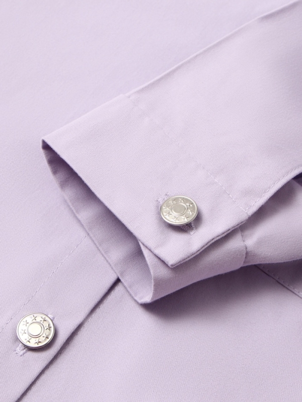 Рубашка детская MINAKU: Jeans collection, цвет лавандовый, рост 146 см