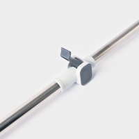 Оконная швабра с креплением на карманы 30х8 см, длина 103-145 см, 2 насадки, 45+180 поворот   107959