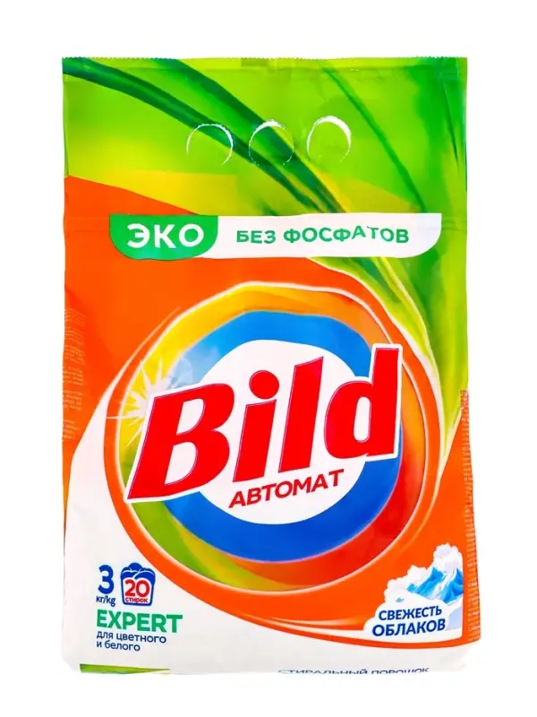 Стиральный порошок Bild EXPERT, 20 стирок, 3 кг
