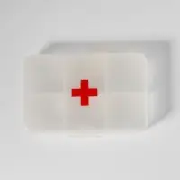 Таблетница &laquo;Быстрая аптечка&raquo;, 6 секций, 8,7 &times; 5,5 &times; 1,8 см, цвет прозрачный