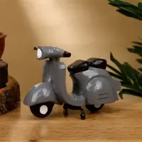 Сувенир "Мопед" дерево 15х9х10 см, цв. серый