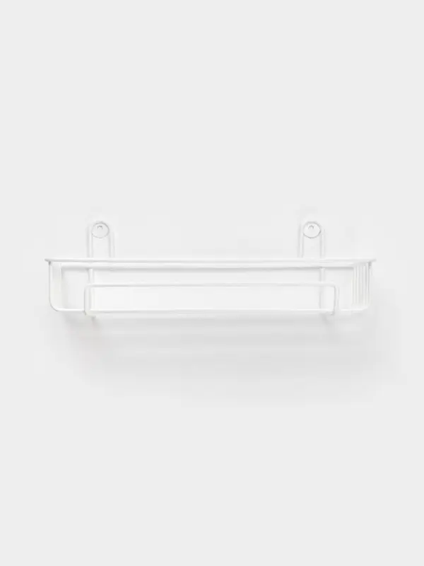 Полка для ванной 29*12,5*10 см, цвет белый