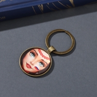 Набор брелок и значок "Русская красота" 6х11 см Набор брелок и значок "Русская красота" 6х11 см