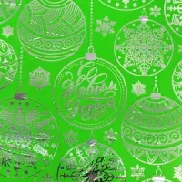 Плёнка упаковочная голография &laquo;Шары&raquo;, 100 х 70 см