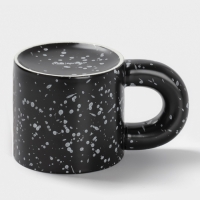 Кружка Доляна "Сплэш" 14х8,5х8,2 см, цвет черный
