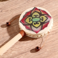 Сувенирный музыкальный инструмент "Клон тонг цветок" 20х2х8 см