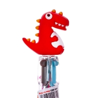 Многоцветная шариковая ручка Calligrata "Дракон" автоматическая, 4-х цветная, МИНИ, красная Многоцветная шариковая ручка Calligrata "Дракон" автоматическая, 4-х цветная, МИНИ, красная