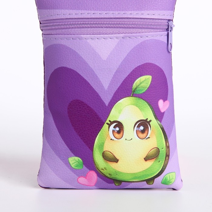 Подарочный набор для девочки &laquo;Авокадик&raquo;, сумка, ручка, блокнот