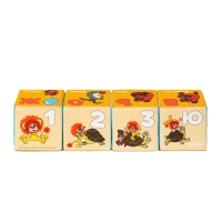 Набор развивающих мягких кубиков Мякиши &laquo;МультБукварик&raquo;, Союзмультфильм, 8&times;8 см