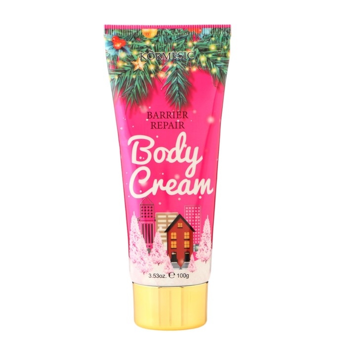 Новогодний подарочный набор косметики "Искушение": крем для тела, 100 мл + мист для тела, 120 мл. Новый год