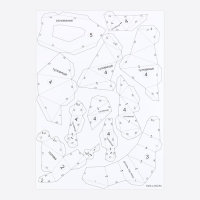 Набор для создания полигональной фигуры «Кролик», 7 х 10 х 13 см Набор для создания полигональной фигуры «Кролик», 7 х 10 х 13 см