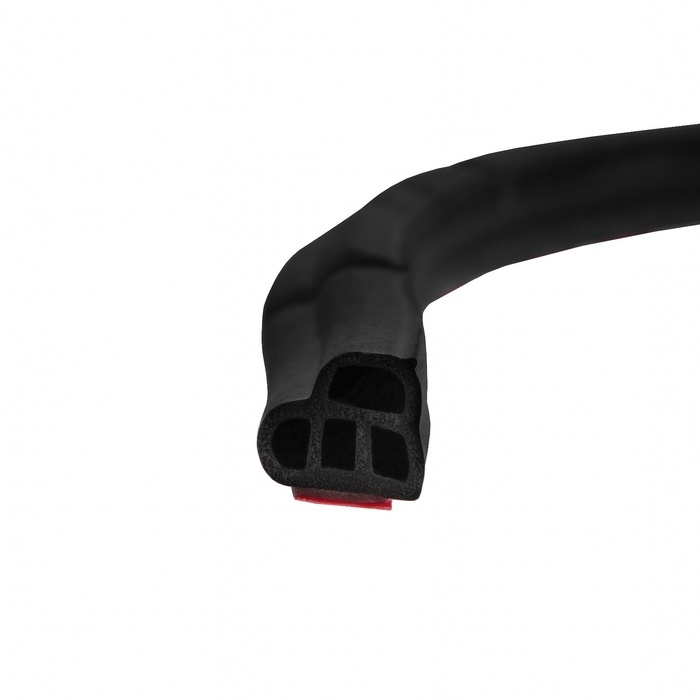 Уплотнитель двери в автомобиль, L-образный, самоклеящийся, 5 м, черный Уплотнитель двери в автомобиль, L-образный, самоклеящийся, 5 м, черный