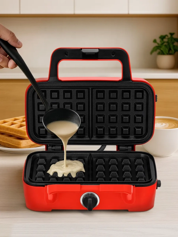 Вафельница электрическая для бельгийских вафель КТ-4698