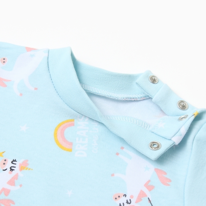 Костюм: футболка и шорты Крошка Я Unicorn, рост 68-74 см Костюм: футболка и шорты Крошка Я Unicorn, рост 68-74 см