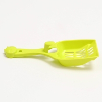 Совок "Удача" с креплением к лотку, 24 х 9,5 см, зелёный Совок "Удача" с креплением к лотку, 24 х 9,5 см, зелёный