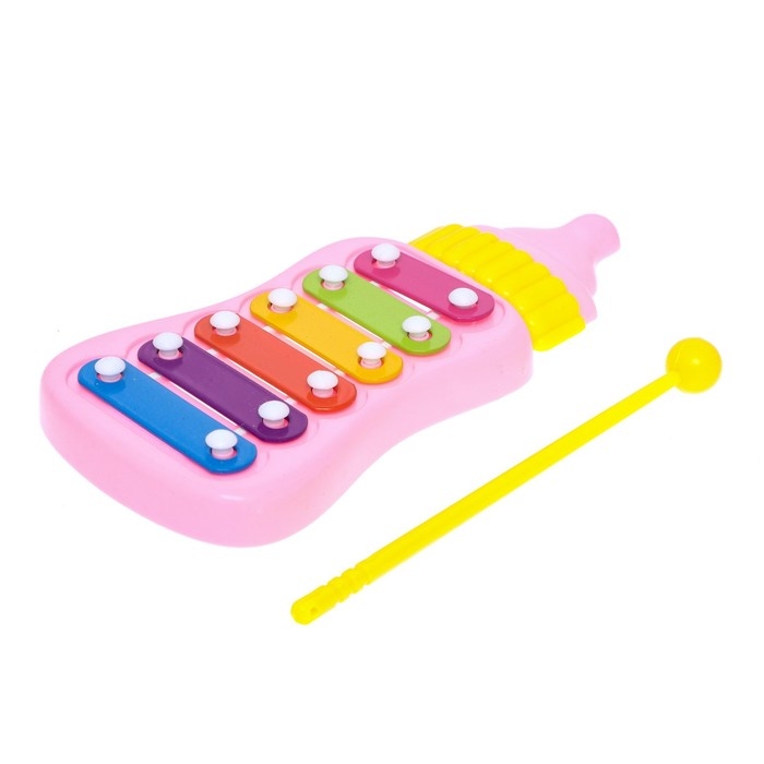 Игрушка музыкальная-металлофон &laquo;Малышок&raquo;, цвета МИКС