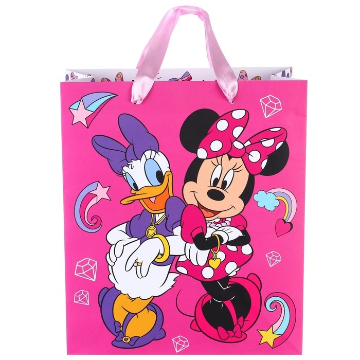 Пакет подарочный, 23х27х11.5 см, упаковка, Минни Маус