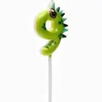 Свеча для торта цифра 9 &laquo;Зверюшки&raquo;, 5 см