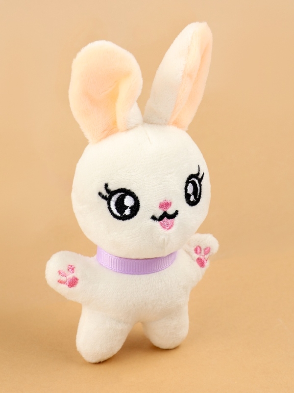 Мягкая игрушка  "Заяц", цвет белый, 10х7х5 см