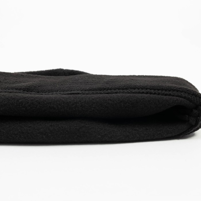 Шапка/подшлемник утепленный, флисовый, цвет чёрный, размер 56-58