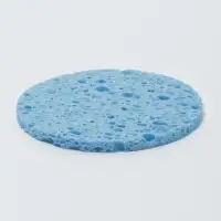 Спонж для умывания, d=8 см, синий