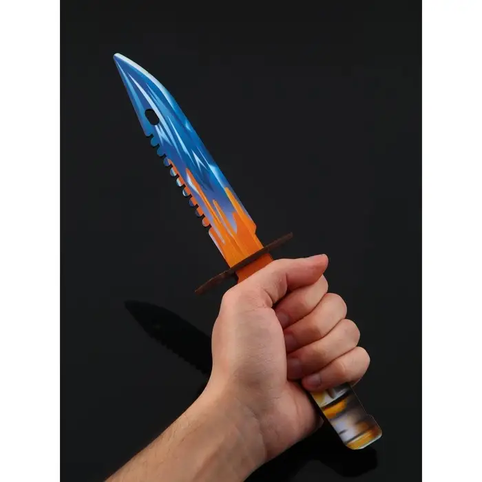 Набор сувенирное оружие &laquo;Некромантика&raquo;, автомат М4А4, пистолет с глушителем, нож-штык, 3 шт