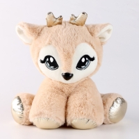 Новогодняя мягкая игрушка «Олень», 20 х 17 см, на новый год Новогодняя мягкая игрушка «Олень», 20 х 17 см, на новый год