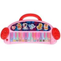 Пианино &laquo;Весёлые зверята&raquo;, звук, цвет голубой