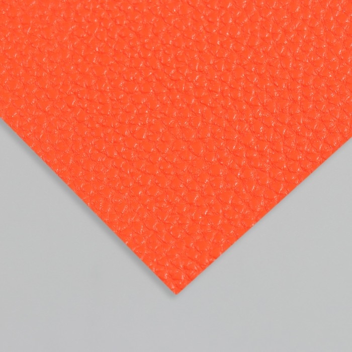 Лист для творчества иск.кожа Лист для творчества иск.кожа "Рисунок Личи" красно-оранжевый лист 33х20 см толщина 1 мм