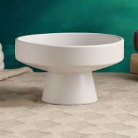 Кашпо - подставка "Кристофер", 16х16х10см, белое