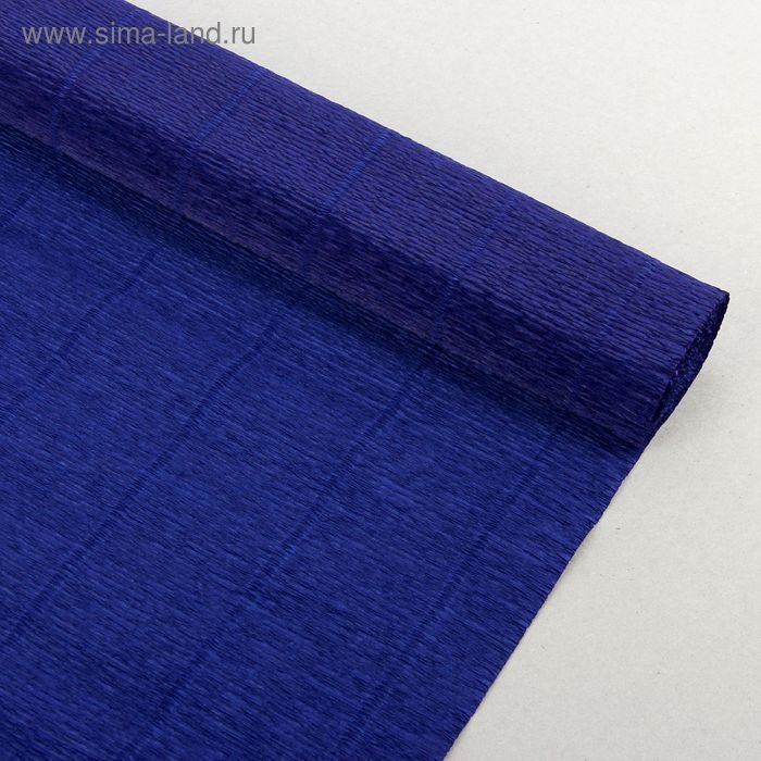 Бумага гофрированная, 955 Бумага гофрированная, 955 "Тёмно-синяя", 0,5 х 2,5 м