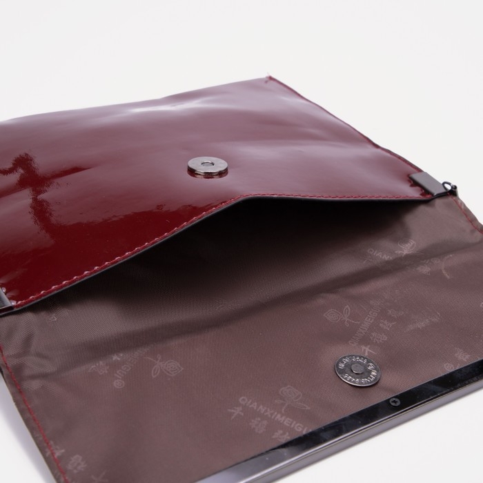 Набор сумок на молнии, цвет красный