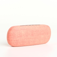 Футляр для очков на хлопушке «Выбражулька», длина 16 см, цвет розовый Футляр для очков на хлопушке «Выбражулька», длина 16 см, цвет розовый