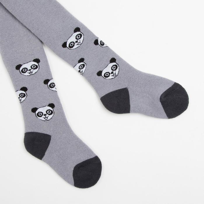 Колготки детские махровые, цвет серый, рост 80-86 Колготки детские махровые, цвет серый, рост 80-86