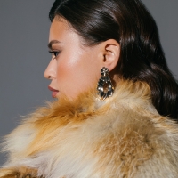 Серьги металл &laquo;Атмосфера&raquo; капля, цвет серый