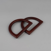 Ручки для сумки деревянные, 12 × 8,5 см, 2 шт, цвет тёмно-коричневый Ручки для сумки деревянные, 12 × 8,5 см, 2 шт, цвет тёмно-коричневый