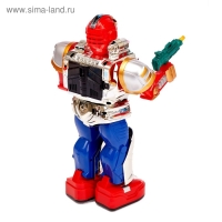 Робот &laquo;Уран-3000&raquo;, световые эффекты, русская озвучка, работает от батареек