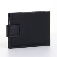 Портмоне мужское на кнопке, цвет чёрный Портмоне мужское на кнопке, цвет чёрный